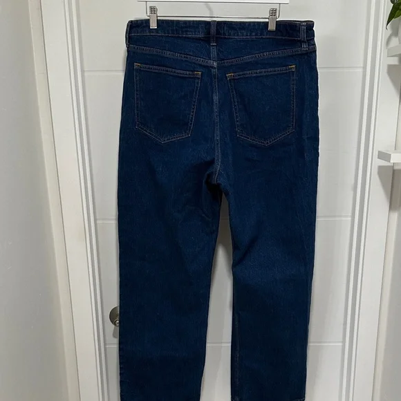 Plus Size 16 Abercrombie & Fitch High Rise Dark Blue Women's Jeans - Picture 4 of 4